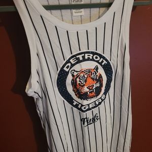 Victorias Secret PINK Detroit Tigers Tank Top M